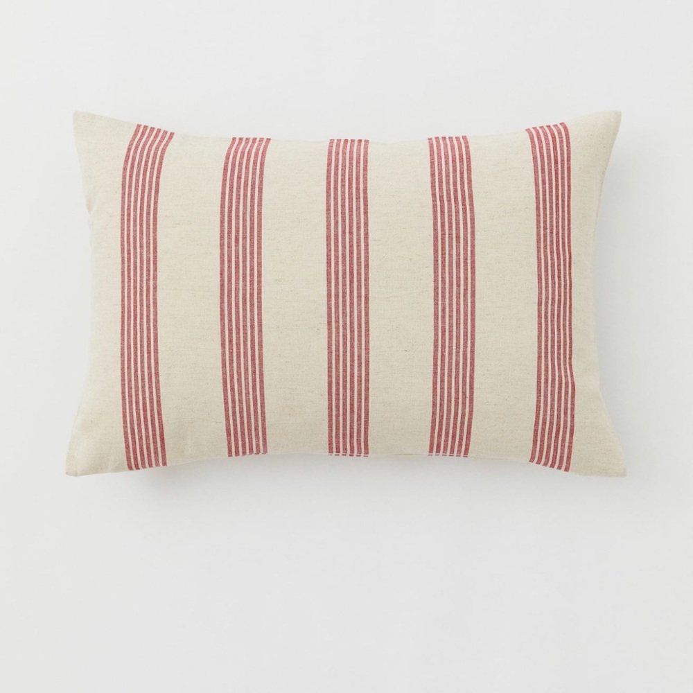 H&M striped cushion cover size 16x24